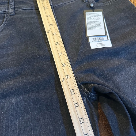 NWT Olsen Black Jeans with Rhinestone style strip size 10 - Picture 5 of 9